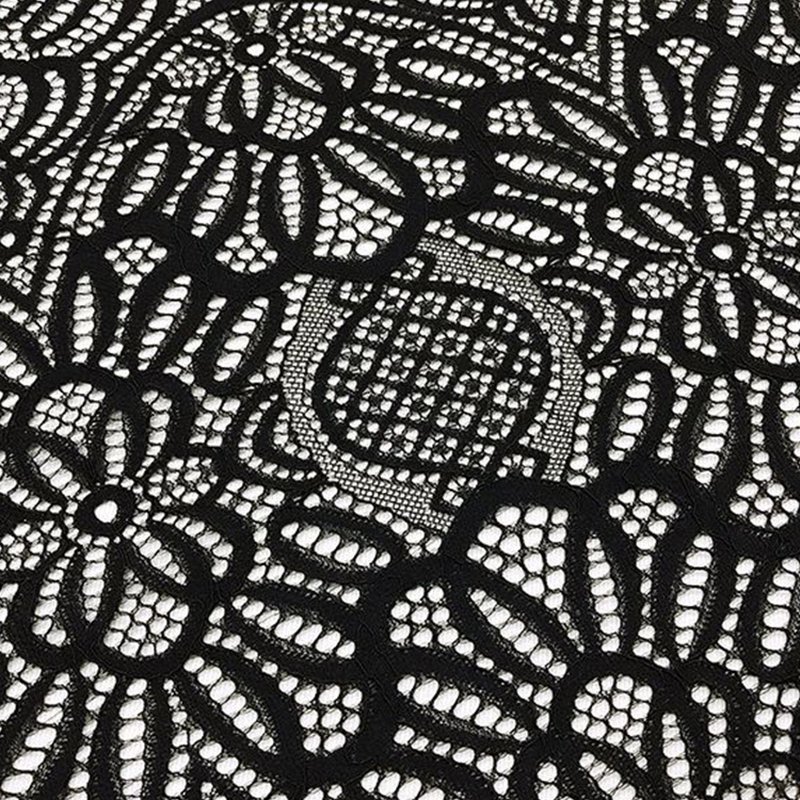 Lace Trim Wave Eyelash Nylon Lace Fabric for Bridal Wholesale Supplier 7